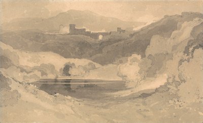 Schloss in einer Landschaft von John Sell Cotman